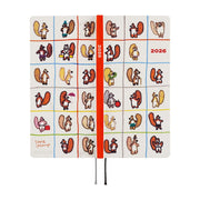 HOBONICHI TECHO 2026 | WEEKS | 100% Orange: Squirrel’s Moving Day