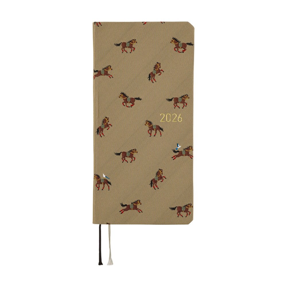 HOBONICHI TECHO 2026 | WEEKS | Bow & Tie Galloping Horses
