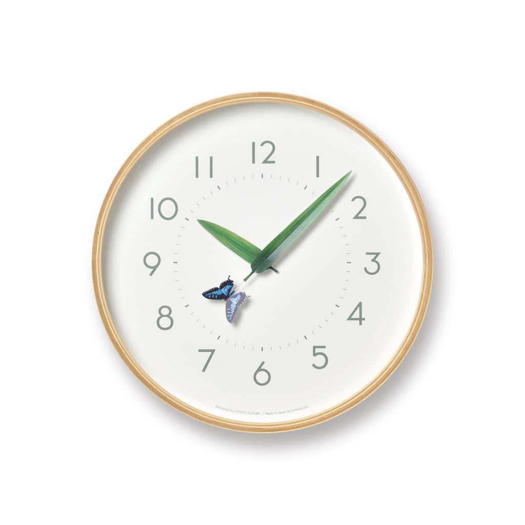 Perch Clock - Ageha - Butterfly | Blue