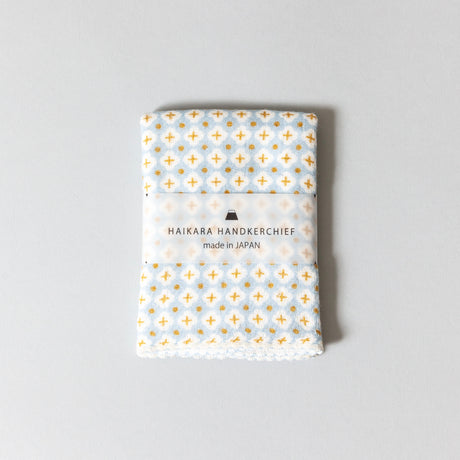 Haikara Handkerchief - Cross Blue
