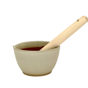 Motoshige Mortar Bowl & Pestle | White