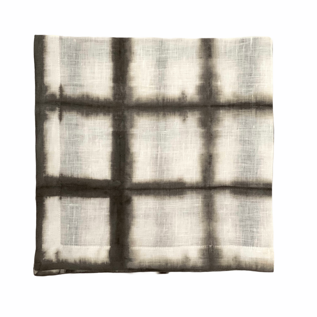 Temple Blessings Napkin | Pommegranate Rind | Shibori
