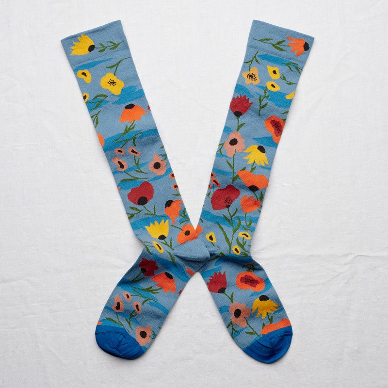 Bonne Maison Flower Paradise | Knee High Socks