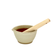 Motoshige Mortar Bowl & Pestle | White