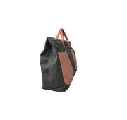 Edgar | Overnight Canvas & Leather Tote | Seaweed Green