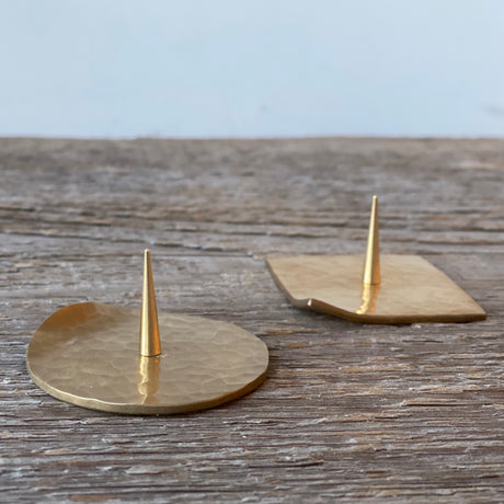 DAIYO  Candle Holder | Hand Hammered Brass
