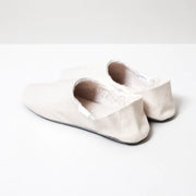 Canvas Wool Lined Home Shoes | Natural