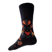 Fraktur Socks | Navy
