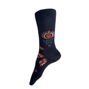 Fraktur Socks | Navy