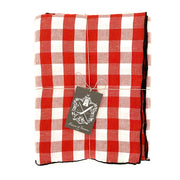 MDV Gingham Tablecloth Black, Red, or Rose - 94.5” x 57”