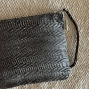 Fog Linen Canna Pouch | Herringbone