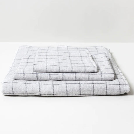 Grid Towel - Bamboo Charcoal