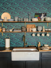 Brass Shelf Bracket - Curved