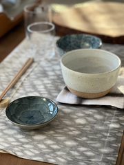 Temple Blessings Napkin | Pommegranate Rind |Gray