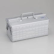 Toyo Steel Toolbox with Cantilever Lid and Upper Storage Tray | ST- 350 | Asst Colors