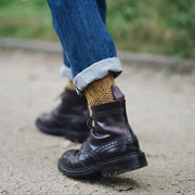 Nishiguchi Kutsushita Wool Cotton Boot Socks | Moss Green (2025 Limited Color)