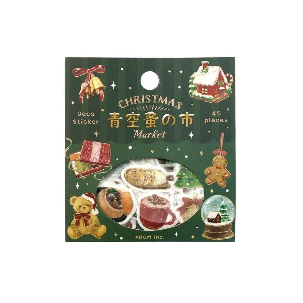 BGM Christmas Market Flake Sticker