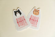 Cat Thank You Sticker | Arigatou Japanese Word | Cat Illustration: Asst