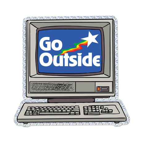 Go Outside Sticker
