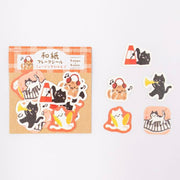 Furukawashiko Flake Stickers - Music Cats