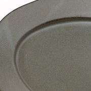 Deluxe Black Soil Oval Plate Medium - Grey Green