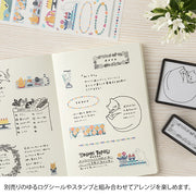 Midori B6 Yuru Log Notebook - Grid