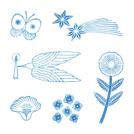 KORI JIRUSHI Clear Stamp | 6 Pc Set | Shine