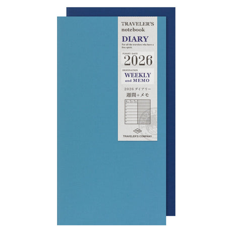 TRAVELER'S notebook 2026 Weekly + Memo Refill