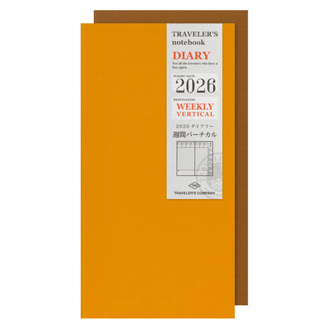 TRAVELER'S notebook 2026 Vertical Weekly Refill