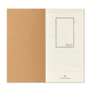 TRAVELER'S notebook 2027 Monthly Journal Refill