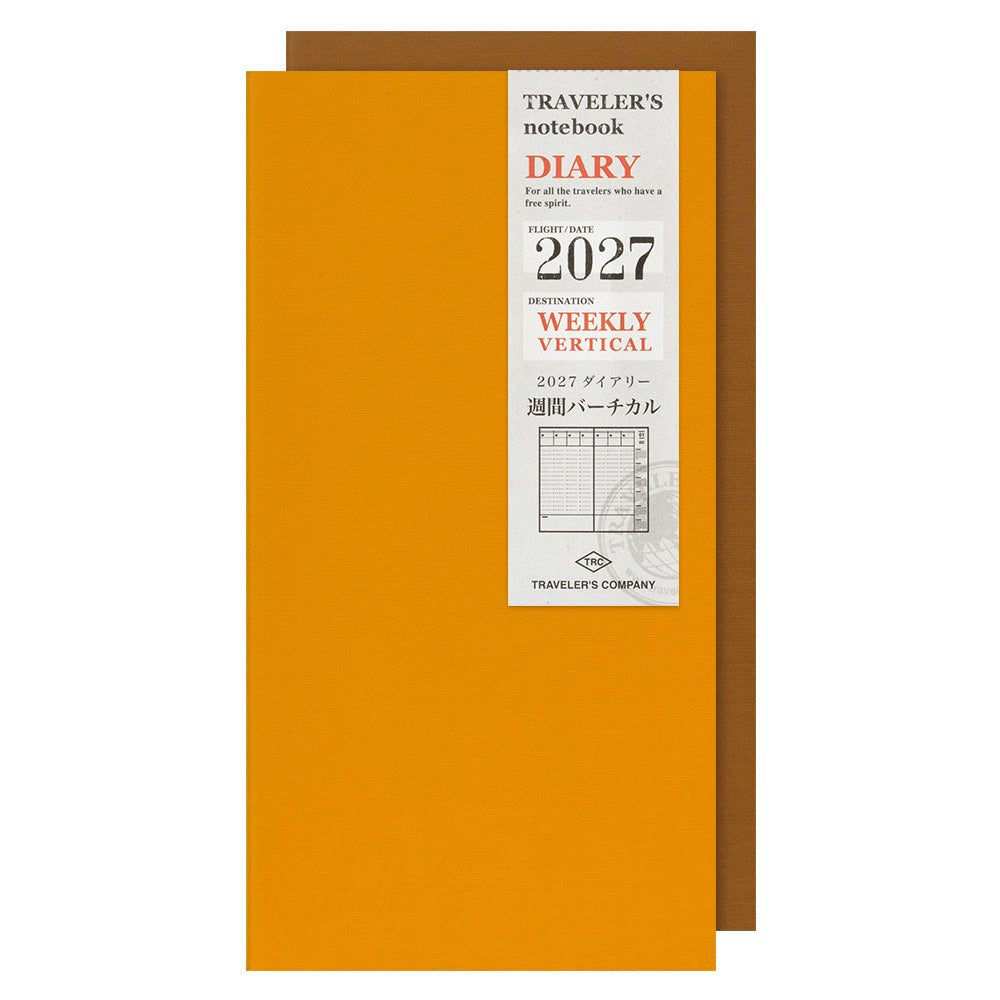 TRAVELER'S notebook 2027 Vertical Weekly Refill