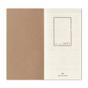 TRAVELER'S notebook 2027 Vertical Weekly Refill