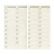 TRAVELER'S notebook 2027 Vertical Weekly Refill