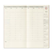 TRAVELER'S notebook 2027 Vertical Weekly Refill