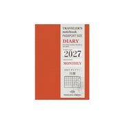 Passport Size - Diary 2027 Monthly