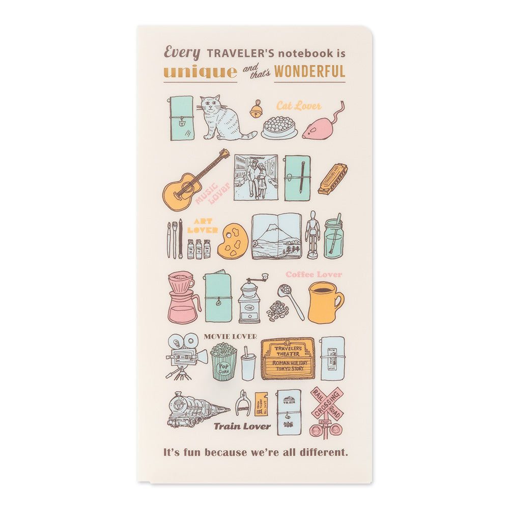 TRAVELER'S notebook 2027 Clear Folder | Unique and that's Wonderful