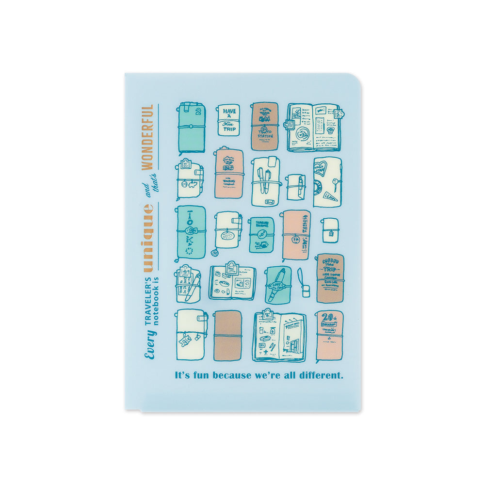 TRAVELER'S notebook 2027 Clear Folder | Passport Size | Unique and that's Wonderful