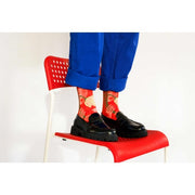 Bonne Maison Coral Red / Pink Face Sock