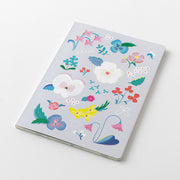 Midori B6 Yuru Log Notebook - Floral
