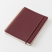 Midori Ring Notebook Grain B6 - Red