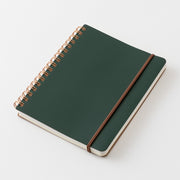 Midori Ring Notebook Grain B6 - Green