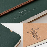 Midori Ring Notebook Grain B6 - Green