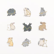 Shinako Moriyama Flake Seal - Constellations and Rabbits