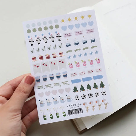 Kartotek Stickers | Mini Calendar Icons