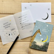 Akira Kusaka Giraffe Birthday Card