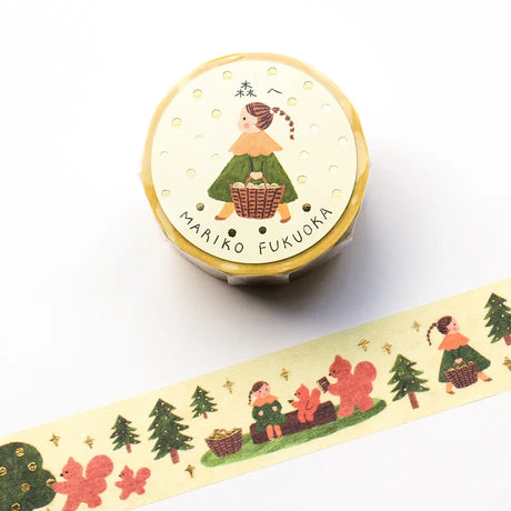 Mariko Fukuoka Foil Stamped Masking Tape | To the Forest