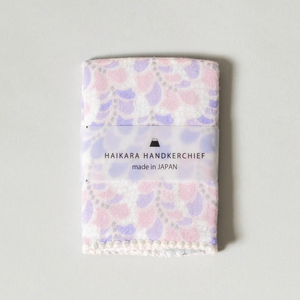 Haikara Handkerchief - Wisteria, Pink