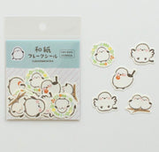 Furukawashiko Flake Stickers - Shimanaega Bird
