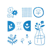 KORI JIRUSHI Clear Stamp | 6 Pc Set | Shine