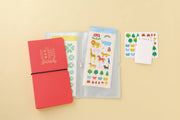 OTONA Sticker File for Sticker Sheets | Red